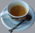 Espressotasse freigestellt